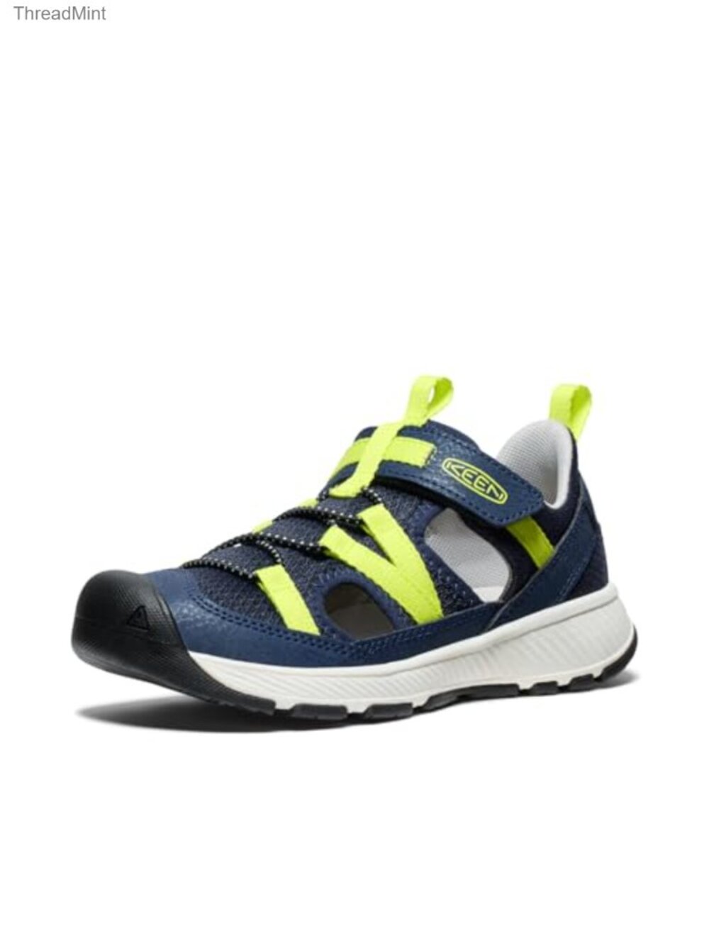 Kids Athletic Sandals with Toe Protection Quick Dry Hook & Loop Closure
